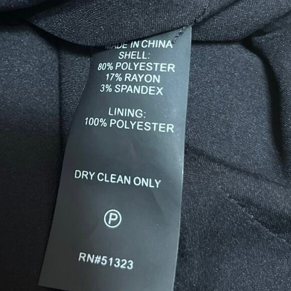 Vince Camuto Women's Black White Sleeveless Collared Zip Up Vest Jacket Size XL - Picture 4 of 4